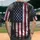 Fragmented Grunge American Flag - Independence Day Gift for Veterans Baseball Jersey - 2