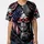 Skeletal Shhh Face American Flag - Independence Day Gift for Veterans Baseball Jersey - 3