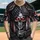 Skeletal Shhh Face American Flag - Independence Day Gift for Veterans Baseball Jersey - 1