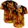 Orange Dragon Jack-o'-lantern Autumn Foliage - Halloween Lover Gift Baseball Jersey - 5