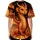 Orange Dragon Jack-o'-lantern Autumn Foliage - Halloween Lover Gift Baseball Jersey - 4
