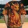 Orange Dragon Jack-o'-lantern Autumn Foliage - Halloween Lover Gift Baseball Jersey - 2