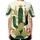 Cacti Cluster Orange Flower Leaf Motifs Terracotta Dots - Nature Lover Gift Baseball Jersey - 4