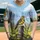 Yellow-breasted Lark Weathered Fence - Wildlife Lover Gift Baseball Jersey - 1