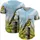 Yellow-breasted Lark Weathered Fence - Wildlife Lover Gift Baseball Jersey - 5