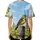Yellow-breasted Lark Weathered Fence - Wildlife Lover Gift Baseball Jersey - 4