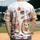 Bunny Hedgehog Autumn Scene Warm Mug - Autumn Harvest Gift for Animal Lovers Baseball Jersey - 2