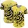 Bold Dynamic Stylized Cartoon Bees Summer Lifestyle Gift for Garden Enthusiast Baseball Jersey - 5