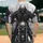 Menacing Skull Headlight Rider Cafe Racer - Motorcycle Enthusiast Gift Baseball Jersey - 2