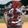 Red Chinese Dragon Sharp Claws Glowing Eyes White Ring Cosmic Starry Sky - Dragon Lover Gift Baseball Jersey - 2