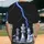 Chess King Pieces Electric Lightning - Strategy Game Gift for Chess Player Baseball Jersey - 2