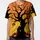 Ancient Gnarled Spooky Tree Jack-o'-lanterns Bats Spiders Gothic Halloween Party Baseball Jersey - 3