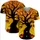 Ancient Gnarled Spooky Tree Jack-o'-lanterns Bats Spiders Gothic Halloween Party Baseball Jersey - 5