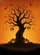Ancient Gnarled Spooky Tree Jack-o'-lanterns Bats Spiders Gothic Halloween Party Baseball Jersey - 6