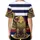 Golden Eagle Red White Blue Stripes - Independence Day Gift for Veterans Baseball Jersey - 4
