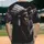 Indigenous Woman Wolf Portrait Feather Headdress - Wildlife Lover Gift Baseball Jersey - 2