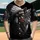Indigenous Woman Wolf Portrait Feather Headdress - Wildlife Lover Gift Baseball Jersey - 1