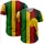 Africa Map Vertical Stripe African Symbols - Cultural Heritage Celebration Gift Baseball Jersey - 5