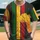 Africa Map Vertical Stripe African Symbols - Cultural Heritage Celebration Gift Baseball Jersey - 1