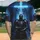 Dark Armored Knight Greatsword Glowing Neon Cross Lion - Knightly Valor Gift for Medieval Fans Baseball Jersey - 2