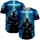 Dark Armored Knight Greatsword Glowing Neon Cross Lion - Knightly Valor Gift for Medieval Fans Baseball Jersey - 5