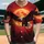 Bald Eagle Golden Moon Red Sky Forest - Wildlife Lover Gift Baseball Jersey - 1