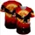 Bald Eagle Golden Moon Red Sky Forest - Wildlife Lover Gift Baseball Jersey - 5