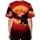 Bald Eagle Golden Moon Red Sky Forest - Wildlife Lover Gift Baseball Jersey - 4