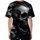 Realistic Screaming Skulls Layered Bone Dark Swirls - Gothic Lifestyle Gift Baseball Jersey - 4