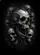 Realistic Screaming Skulls Layered Bone Dark Swirls - Gothic Lifestyle Gift Baseball Jersey - 6