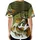 Leaping Pike Fish Muskellunge Forest Lake - Wildlife Lover Gift for Anglers Baseball Jersey - 4