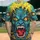 Screaming Teal Monster Face Heart Tongue Golden Soda Can Liquid Splashes - Horror Fan Gift Baseball Jersey - 2