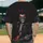 Grinning Skeleton Rocker with Fiery Spiky Hair Electric Guitar - Heavy Metal Fan Gift Baseball Jersey - 2