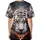 Majestic White Tiger Face Intense Gaze Fiery Energy - Wildlife Lover Gift for Tiger Fan Baseball Jersey - 4