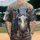 Majestic Horse Head Electric Blue Orange Mane - Wildlife Horse Lover Gift Baseball Jersey - 2