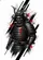 Samurai Warrior O-yoroi Armor Glowing Red Eyes - Dark Fantasy Lover Gift Baseball Jersey - 6