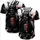 Samurai Warrior O-yoroi Armor Glowing Red Eyes - Dark Fantasy Lover Gift Baseball Jersey - 5