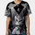 Large Wide Eyed Striped Tabby Cat UFO Cosmic Sky - Sci-Fi Fan Gift for Cat Owners Baseball Jersey - 3