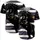 Black Horse Rearing Flowing Mane Tail Purple Gold White Stripes - Horse Lover Gift Baseball Jersey - 5