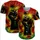 Raised Fist Unity Symbol Bold Stripes - Power and Empowerment Statement Baseball Jersey - 5