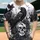 Two Black Crows Skull Roses Thorny Vines - Dark Art Lover Gift Baseball Jersey - 1