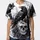 Two Black Crows Skull Roses Thorny Vines - Dark Art Lover Gift Baseball Jersey - 3