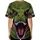 Fearsome Tyrannosaurus Rex Roaring Head, Open Mouth, Sharp White Teeth - Prehistoric Wildlife Lover Gift Baseball Jersey - 4