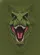 Fearsome Tyrannosaurus Rex Roaring Head, Open Mouth, Sharp White Teeth - Prehistoric Wildlife Lover Gift Baseball Jersey - 6