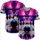 Bowling Ball Pins Polished Lane Neon Club Bokeh - Bowling Enthusiast Game Night Gift Baseball Jersey - 5