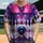 Bowling Ball Pins Polished Lane Neon Club Bokeh - Bowling Enthusiast Game Night Gift Baseball Jersey - 1
