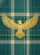 Large Golden Eagle Spread Wings Varying Stripe Plaid - Bird Lover Gift Baseball Jersey - 6