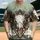 Prominent Bull Skull Tribal Western Yoke Stripe Accents - Ranch Lifestyle Gift Baseball Jersey - 1