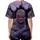 Mummy Emerging Cracked Wall with Glowing Purple Eyes Halloween Party - Horror Fan Gift Baseball Jersey - 4