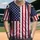 Distressed American Flag Grunge Stars - Independence Day Gift for Veterans Baseball Jersey - 1